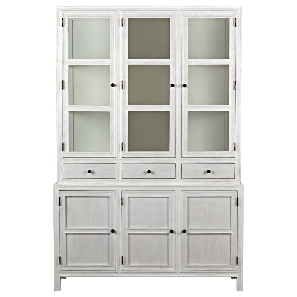 Colonial Hutch, White Wash by NOIR