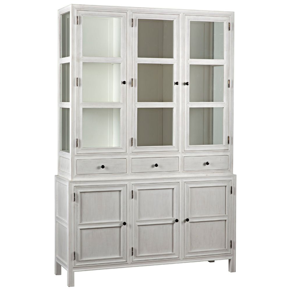 Colonial Hutch, White Wash by NOIR