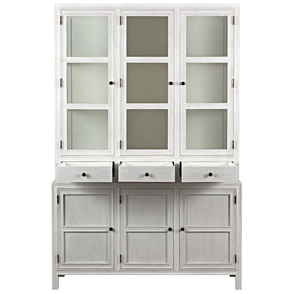 Colonial Hutch, White Wash by NOIR