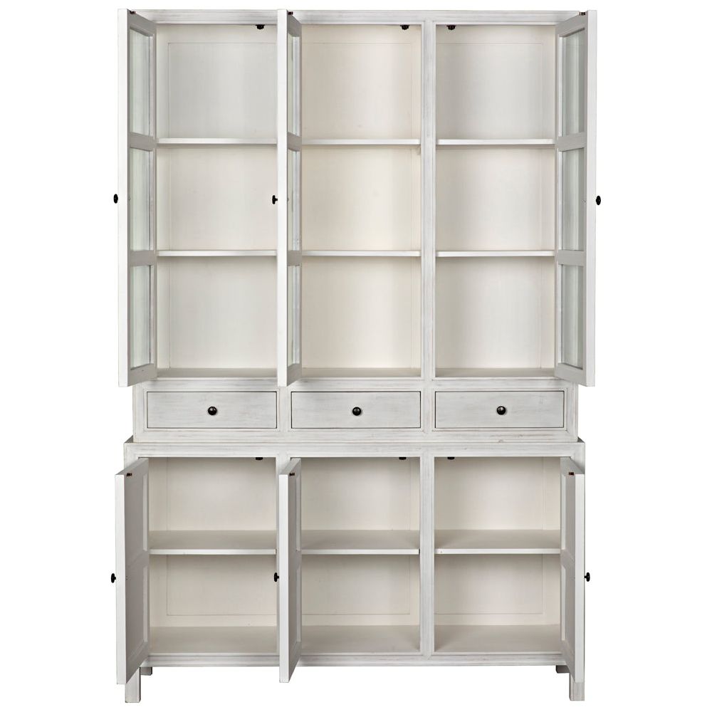 Colonial Hutch, White Wash by NOIR