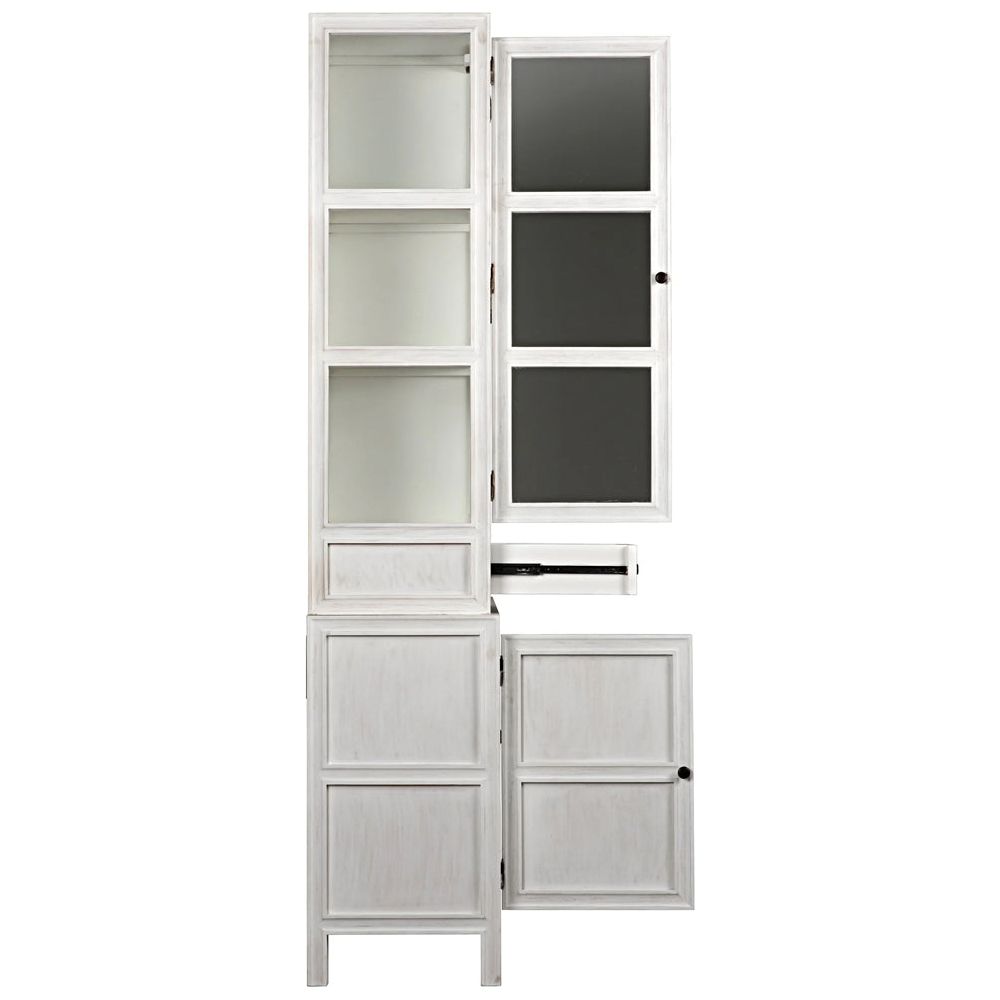 Colonial Hutch, White Wash by NOIR