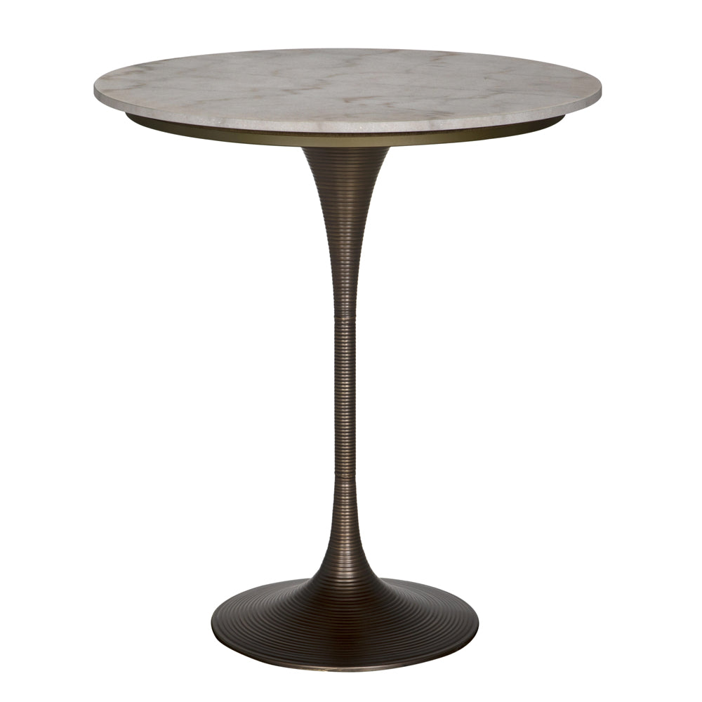 Joni Bar Table, Aged Brass by NOIR