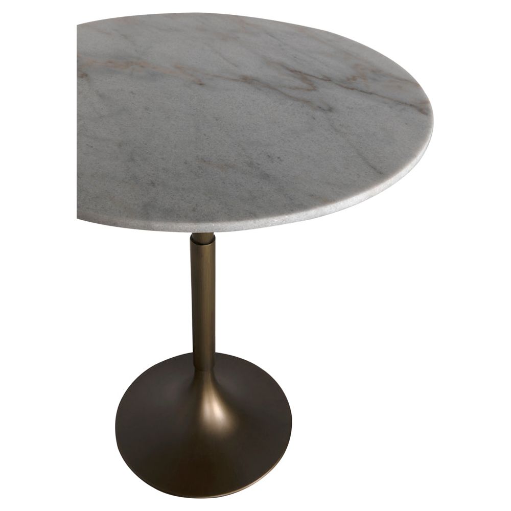 Jman Bar Table, Aged Brass by NOIR