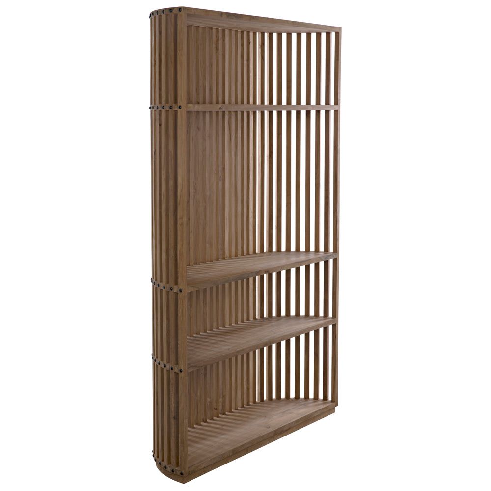 Opal Bookcase, Teak by NOIR
