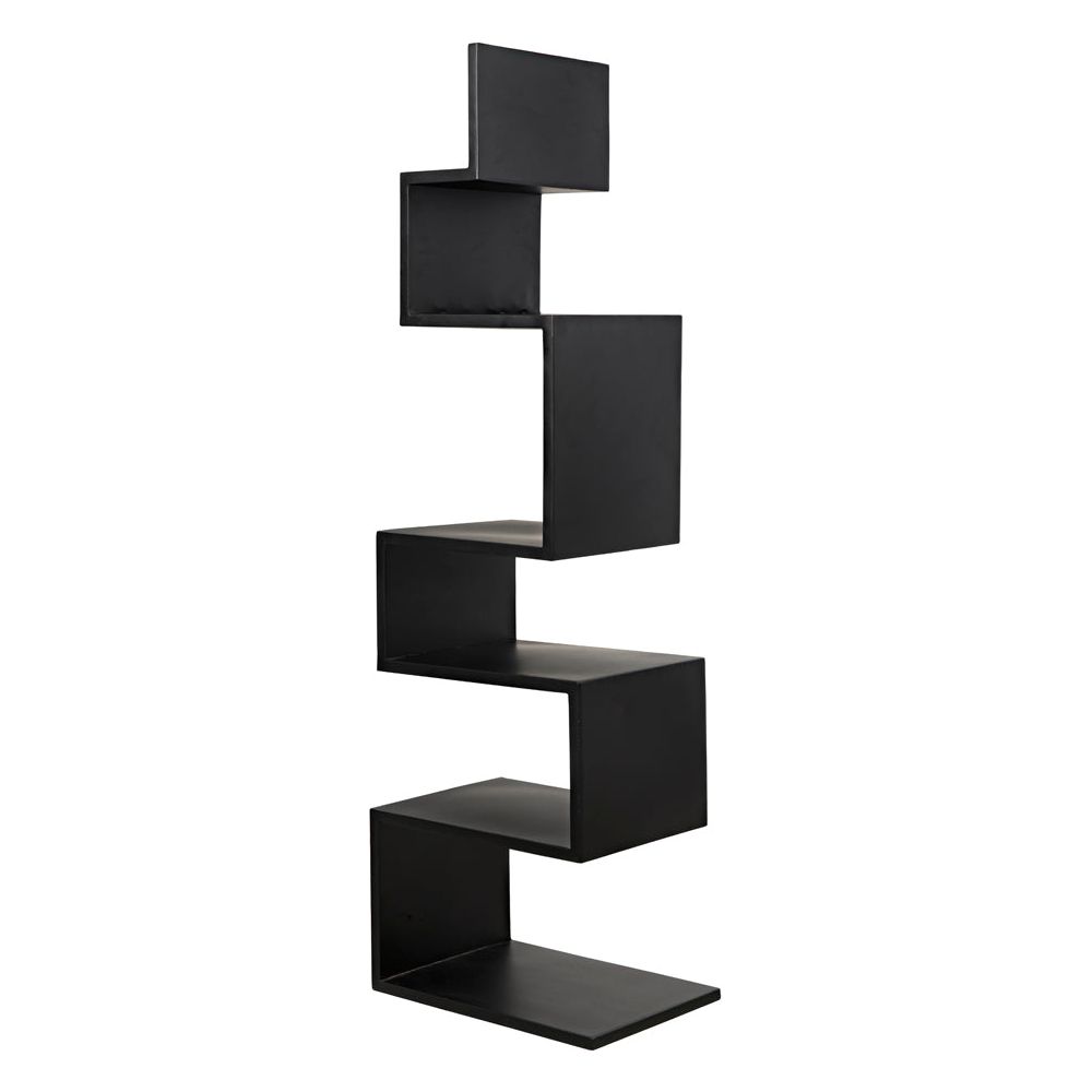 Laszlo Bookcase, Black Iron by NOIR