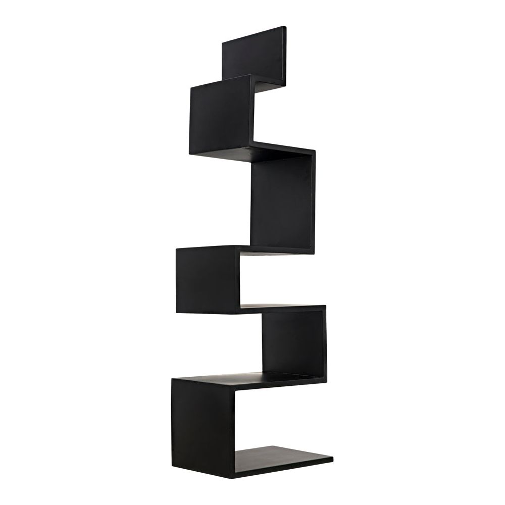 Laszlo Bookcase, Black Iron by NOIR