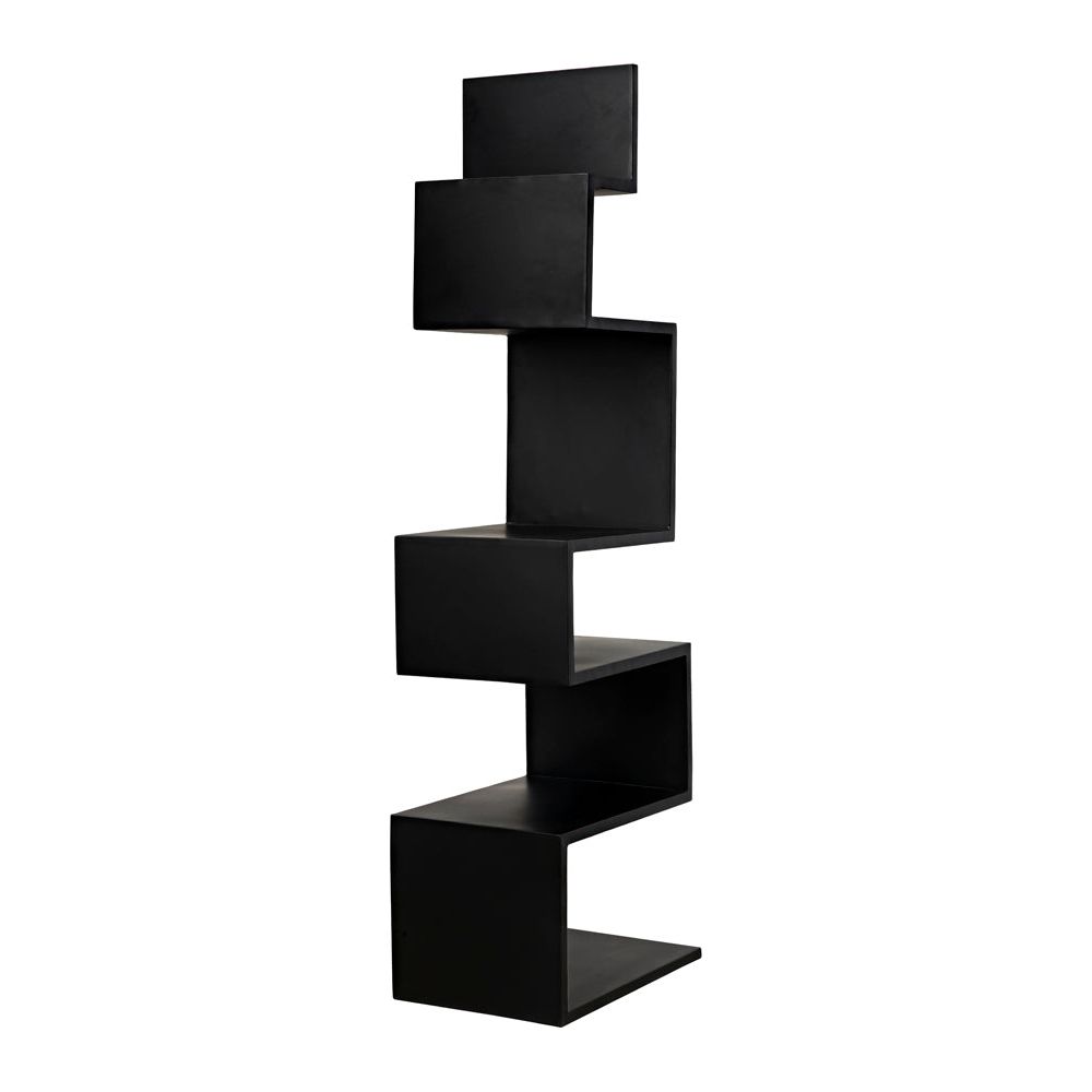 Laszlo Bookcase, Black Iron by NOIR