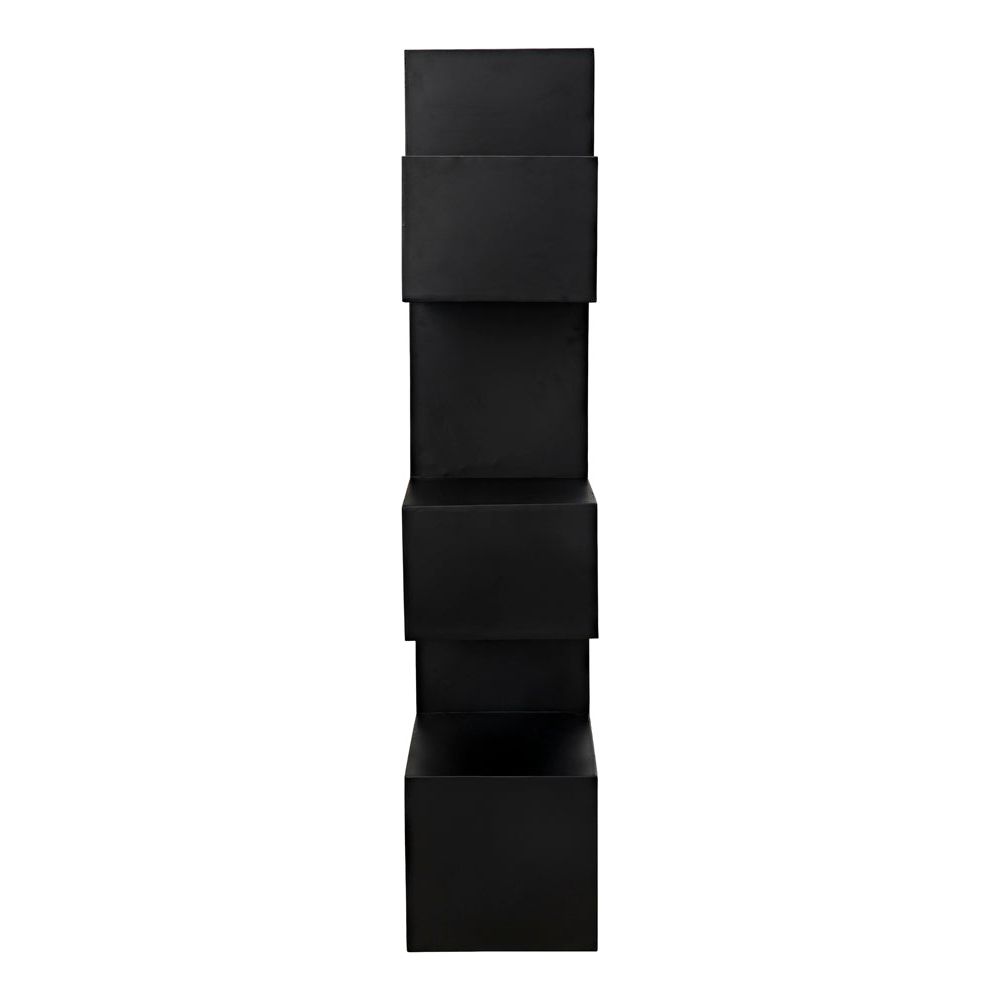 Laszlo Bookcase, Black Iron by NOIR
