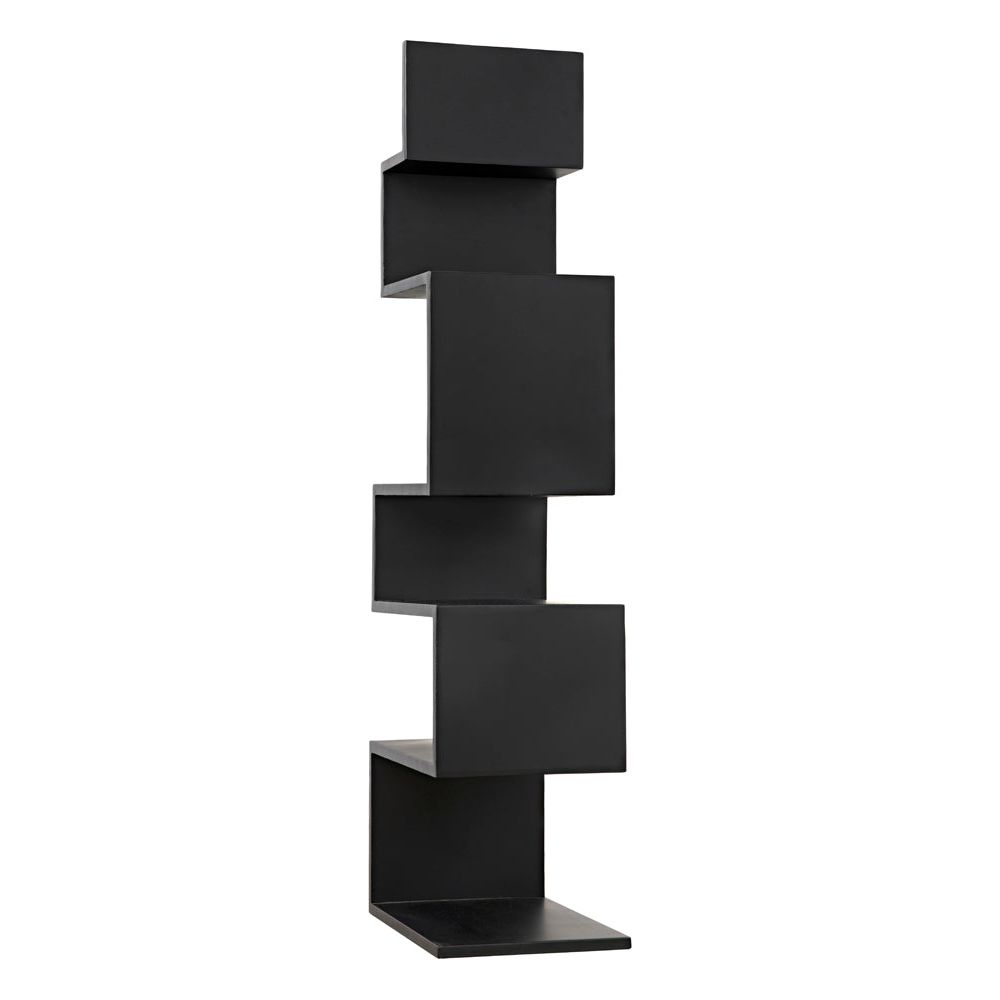 Laszlo Bookcase, Black Iron by NOIR