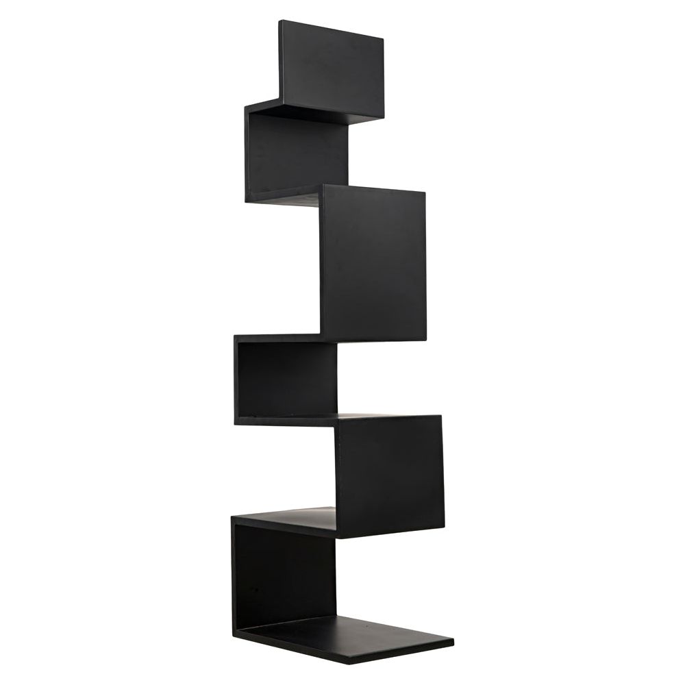Laszlo Bookcase, Black Iron by NOIR