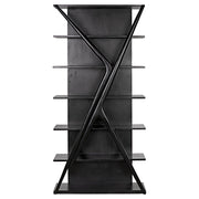 Vetra Bookcase, Hand Rubbed Black by NOIR