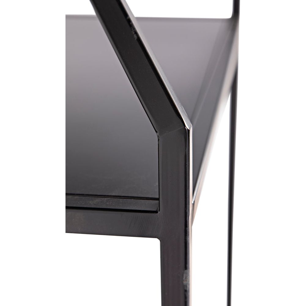 Downtown A Bookcase, Black Metal by NOIR