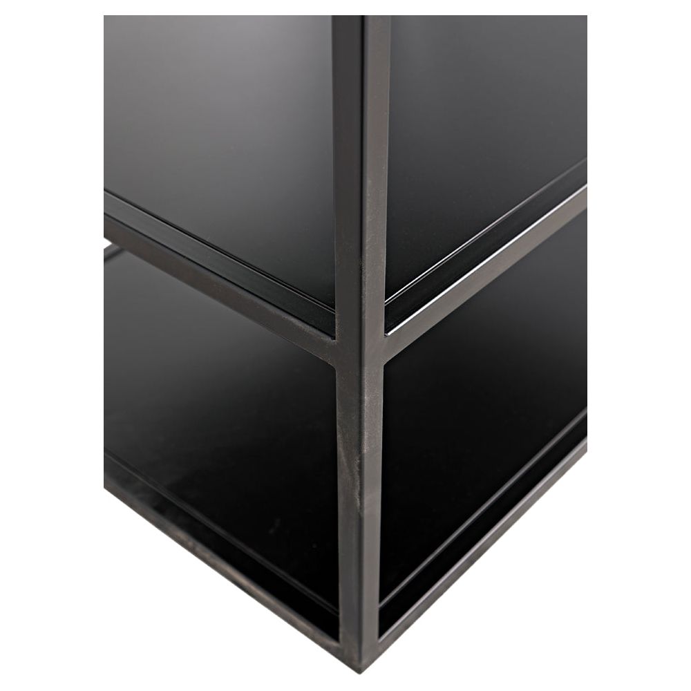 Downtown A Bookcase, Black Metal by NOIR