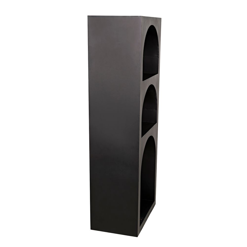 Aqueduct Bookcase, A, Black Metal by NOIR