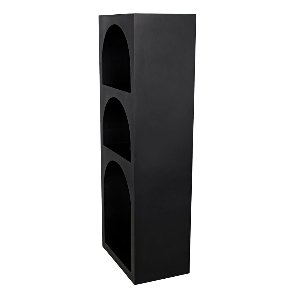 Aqueduct Bookcase, A, Black Metal by NOIR