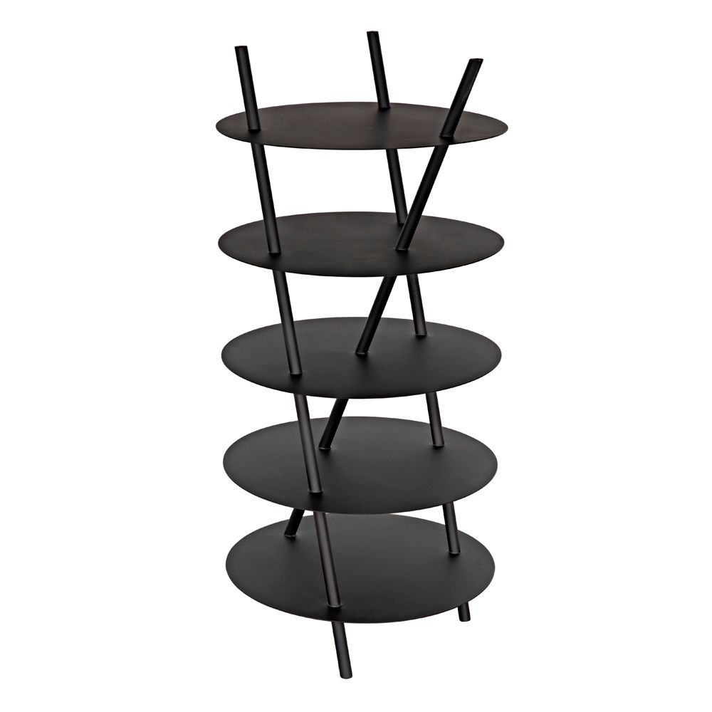 Gautama Shelf, Black Metal by NOIR