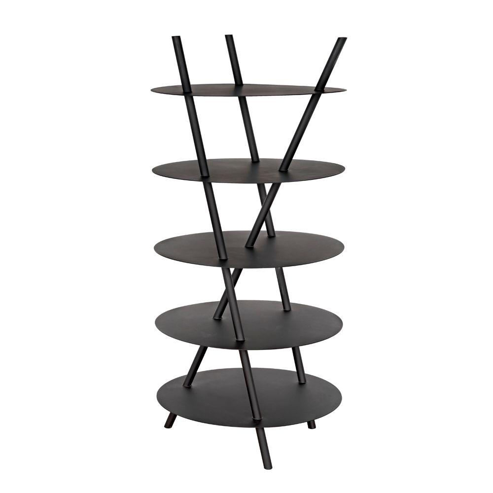 Gautama Shelf, Black Metal by NOIR