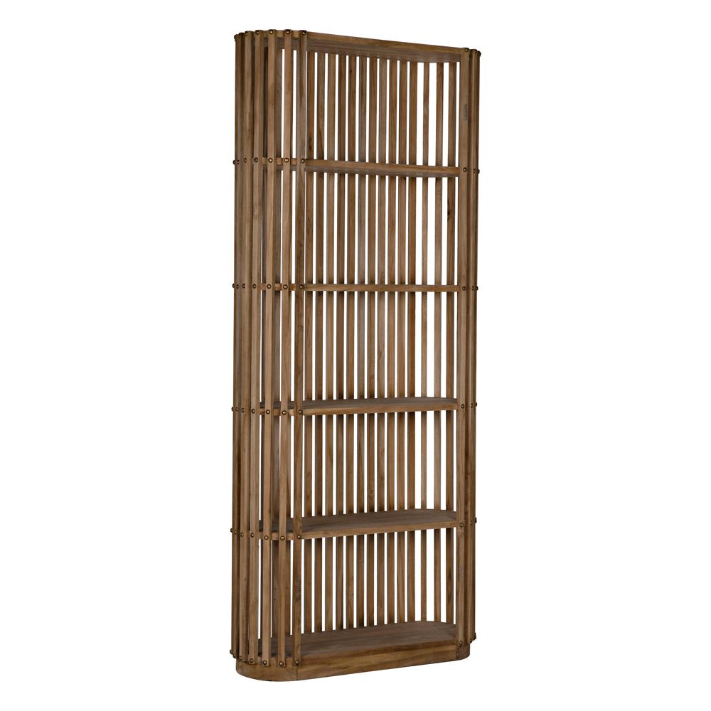 Small Opal Bookcase, Teak by NOIR