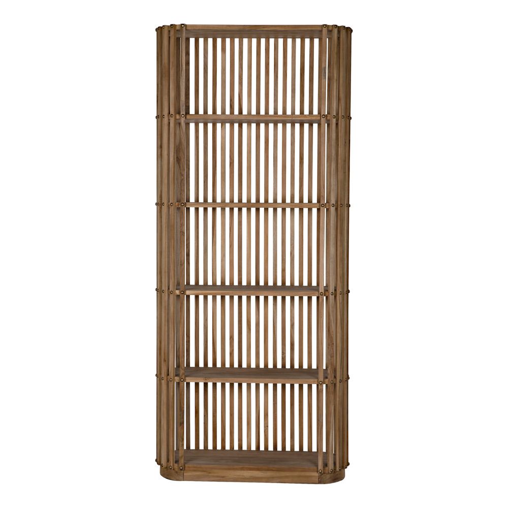 Small Opal Bookcase, Teak by NOIR