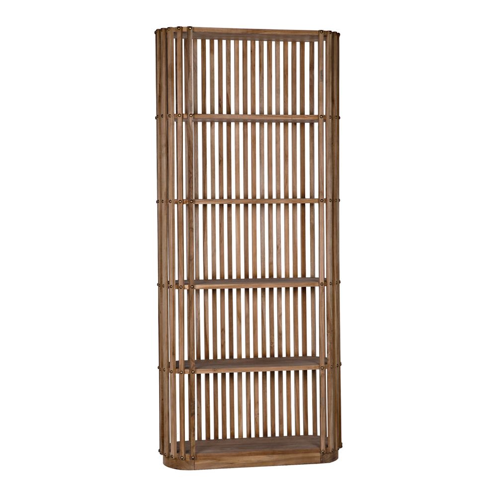 Small Opal Bookcase, Teak by NOIR