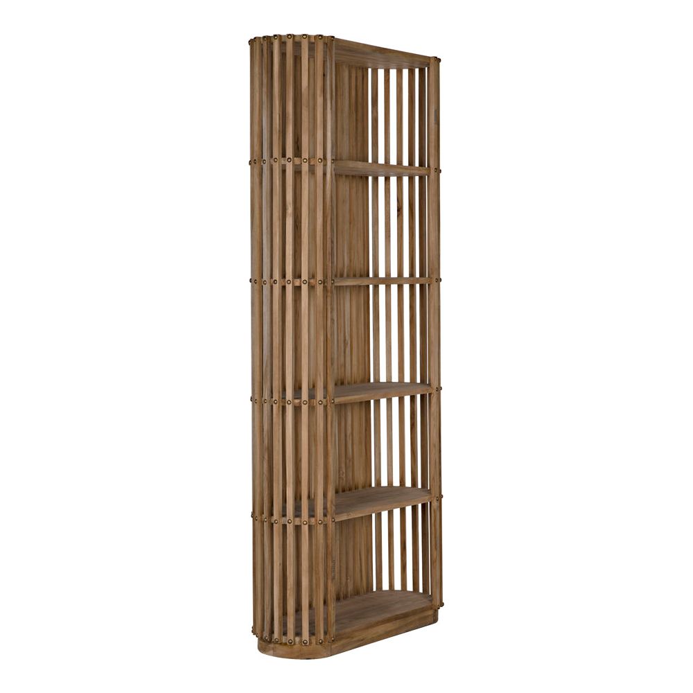 Small Opal Bookcase, Teak by NOIR