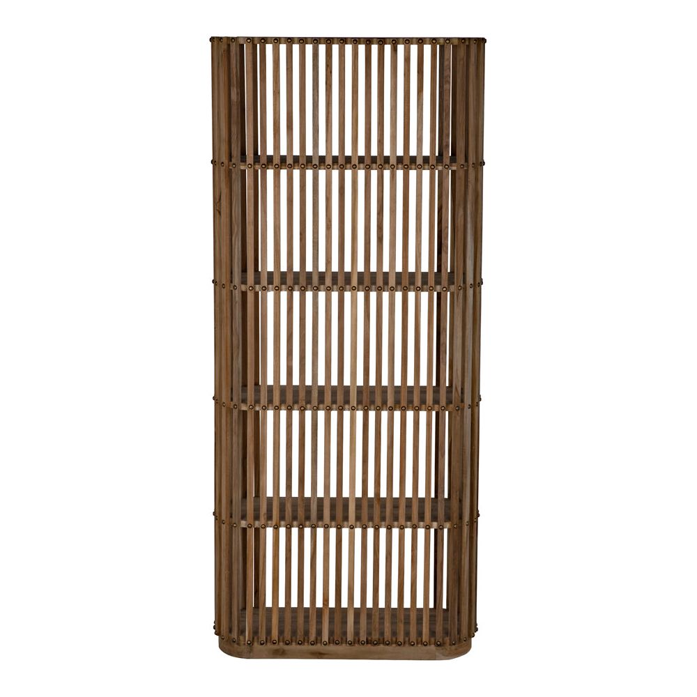 Small Opal Bookcase, Teak by NOIR