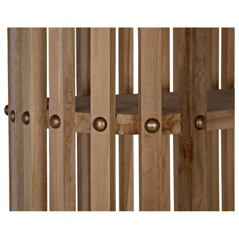 Small Opal Bookcase, Teak by NOIR
