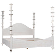 Ferret Bed, Eastern King, White Wash by NOIR