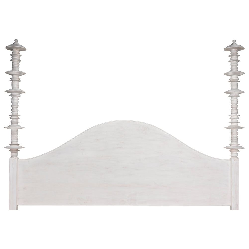Ferret Bed, Eastern King, White Wash by NOIR