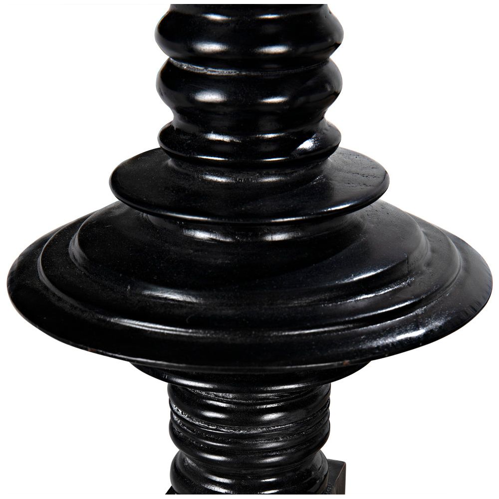 Ferret Bed, Queen, Hand Rubbed Black by NOIR