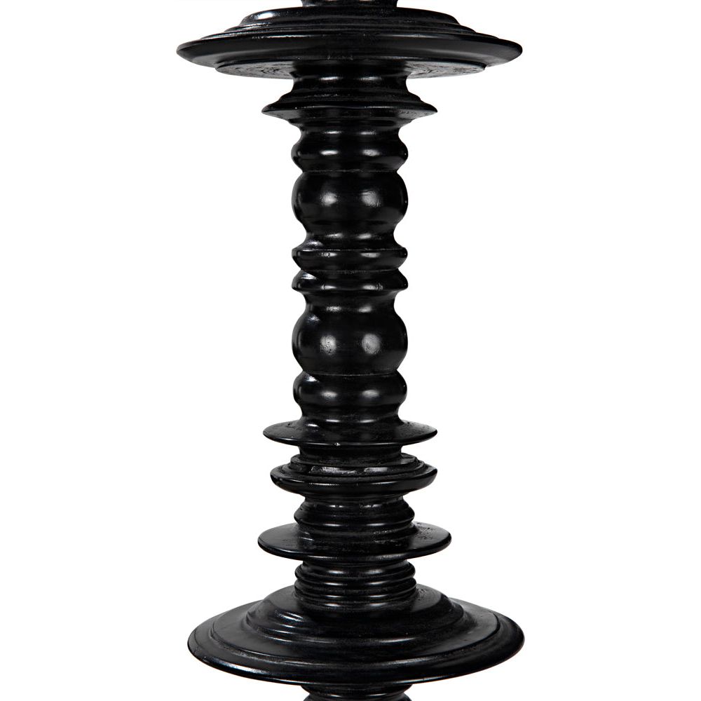 Ferret Bed, Queen, Hand Rubbed Black by NOIR