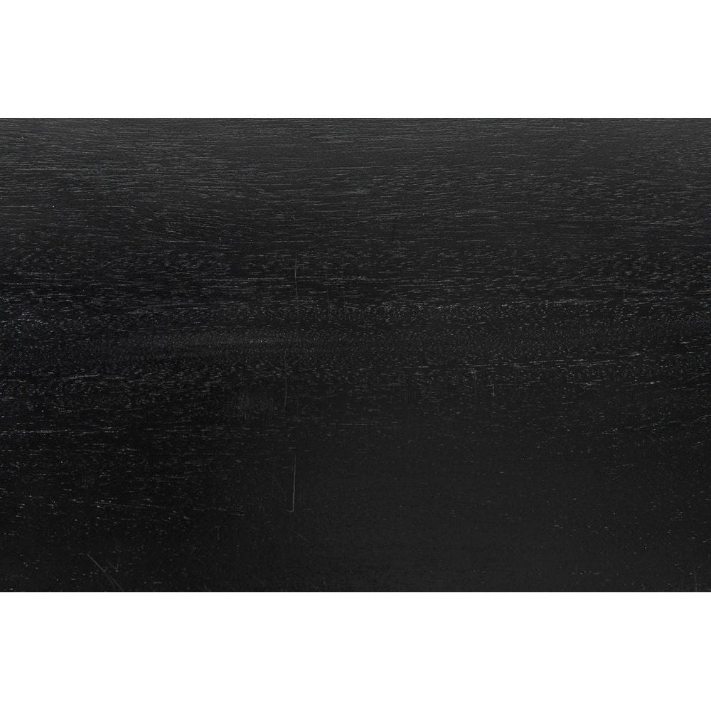 Bachelor Bed, Eastern King, Hand Rubbed Black by NOIR