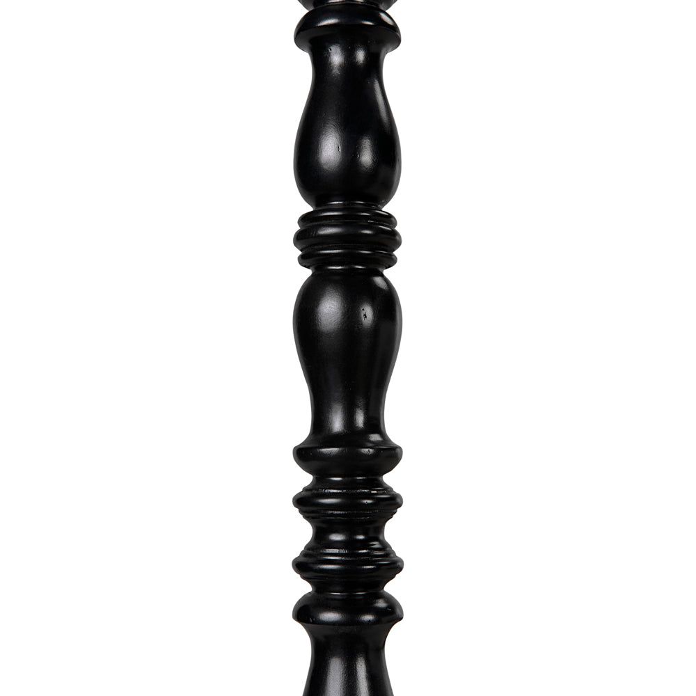 Bachelor Bed, Eastern King, Hand Rubbed Black by NOIR