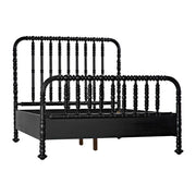 Bachelor Bed, Queen, Hand Rubbed Black by NOIR