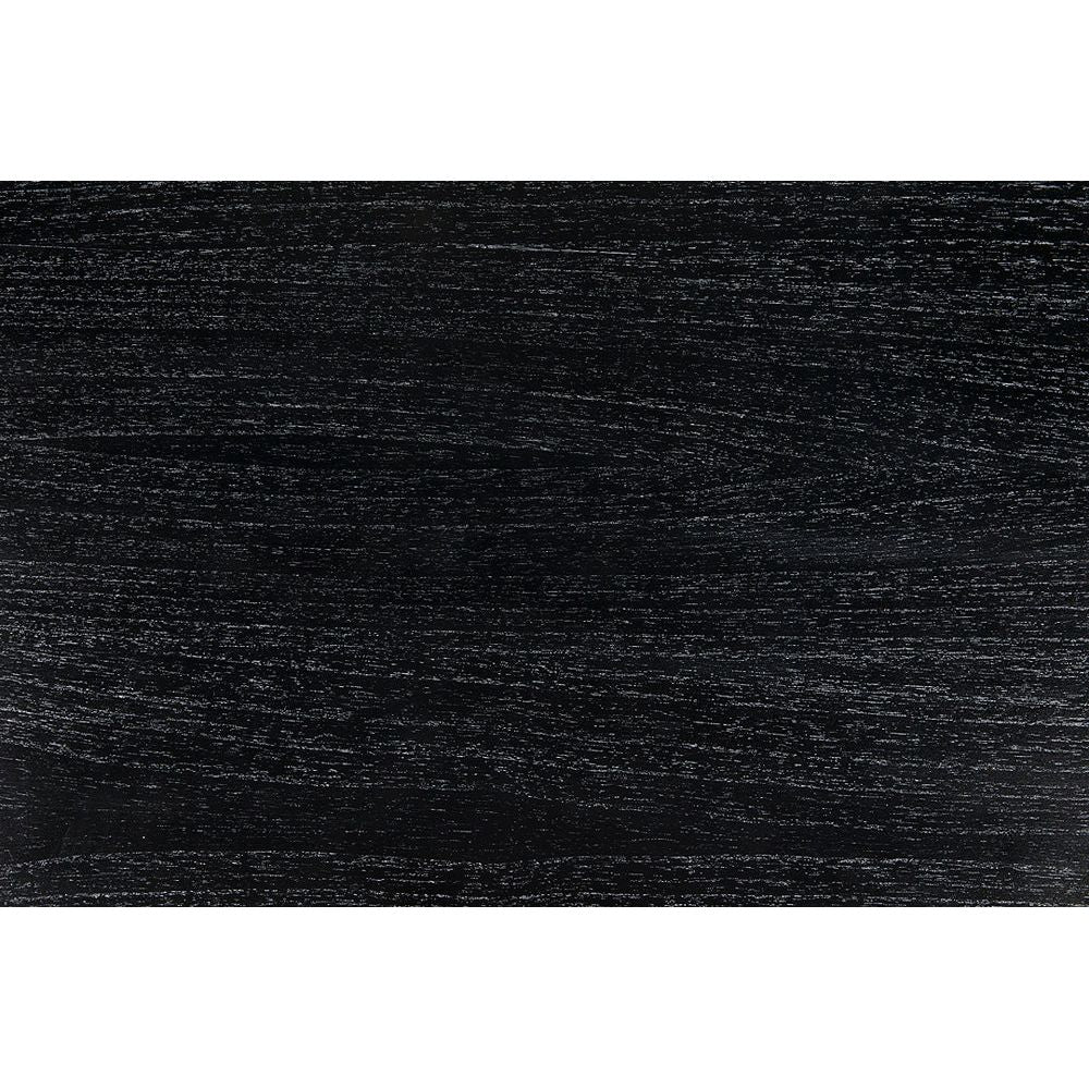 Bachelor Bed, Queen, Hand Rubbed Black by NOIR