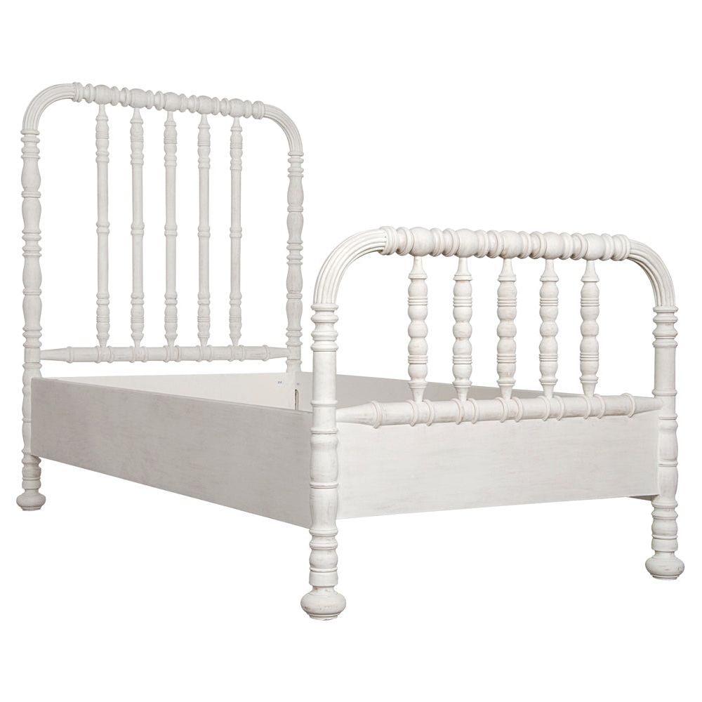 Bachelor Bed, Queen, White Wash by NOIR