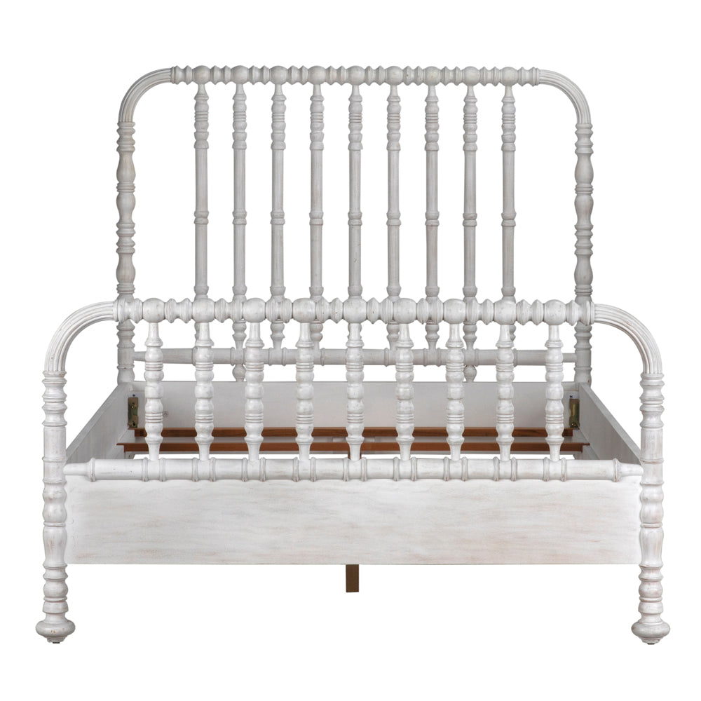 Bachelor Bed, Queen, White Wash by NOIR