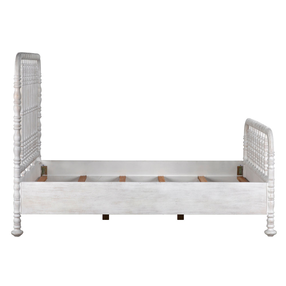 Bachelor Bed, Queen, White Wash by NOIR