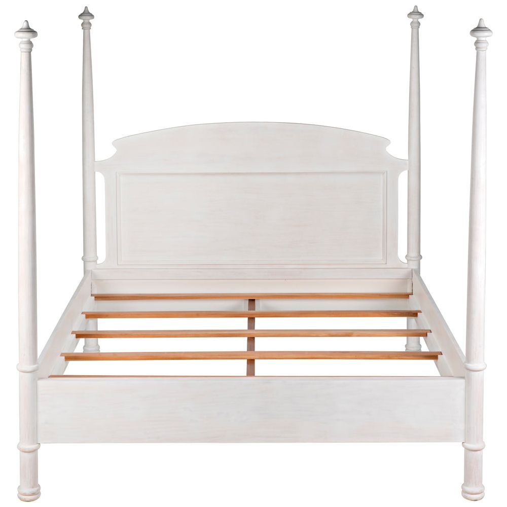 New Douglas Bed, Eastern King, White Wash by NOIR