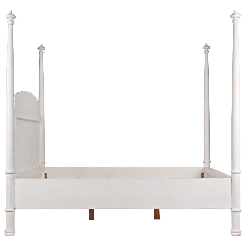 New Douglas Bed, Eastern King, White Wash by NOIR