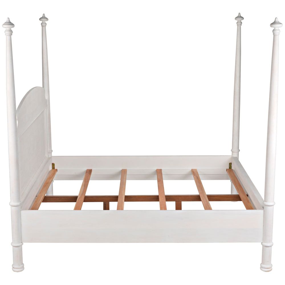 New Douglas Bed, Eastern King, White Wash by NOIR