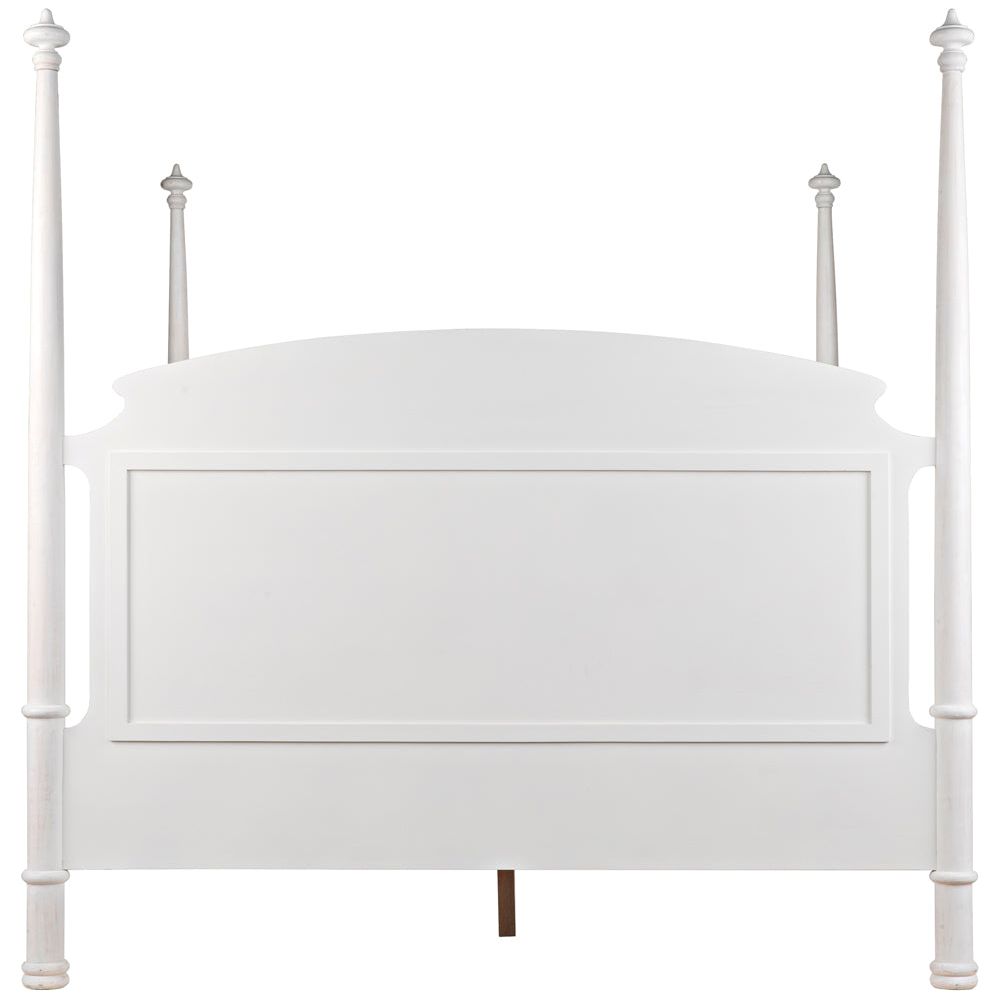 New Douglas Bed, Eastern King, White Wash by NOIR