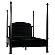 New Douglas Bed, Queen, Hand Rubbed Black by NOIR