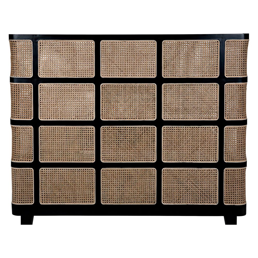 Porto Bed A with Headboard And Frame, Queen by NOIR