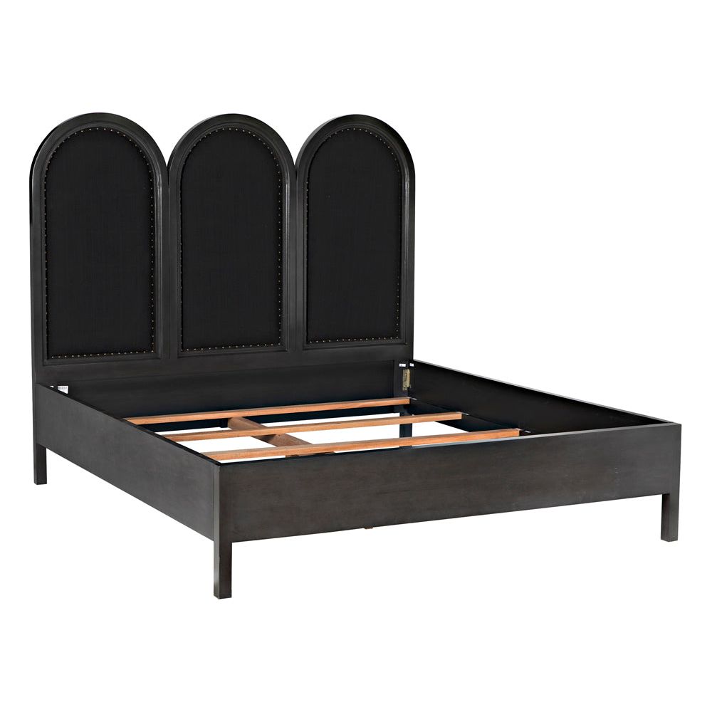 Arch Bed, Eastern King, Pale by NOIR