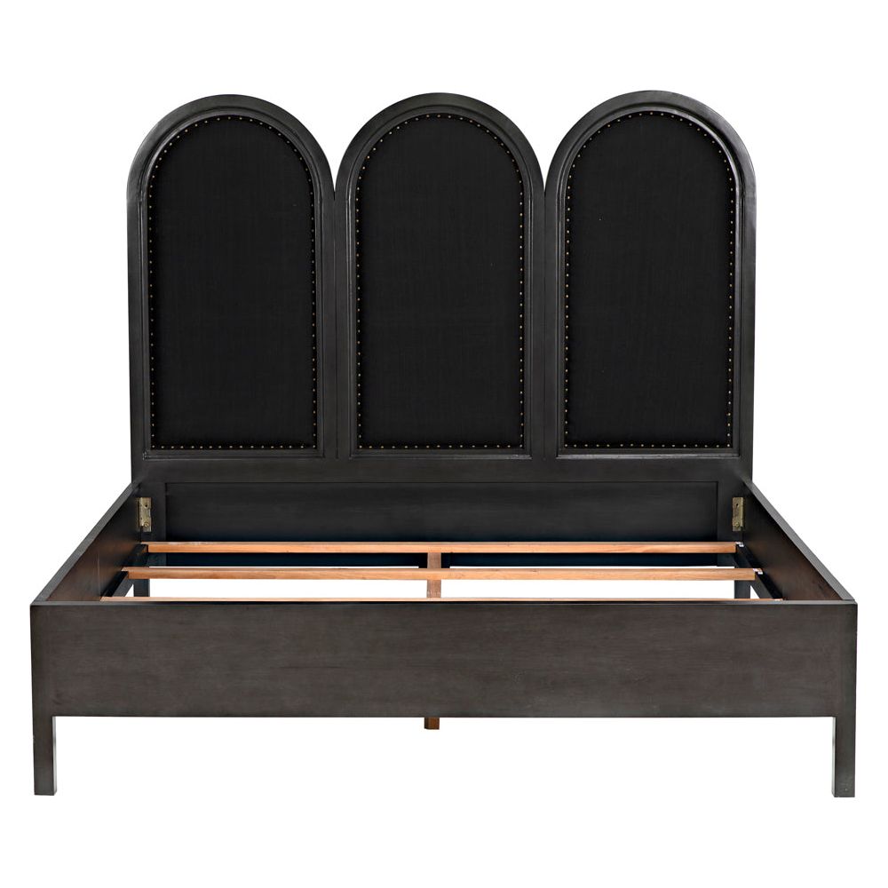 Arch Bed, Eastern King, Pale by NOIR