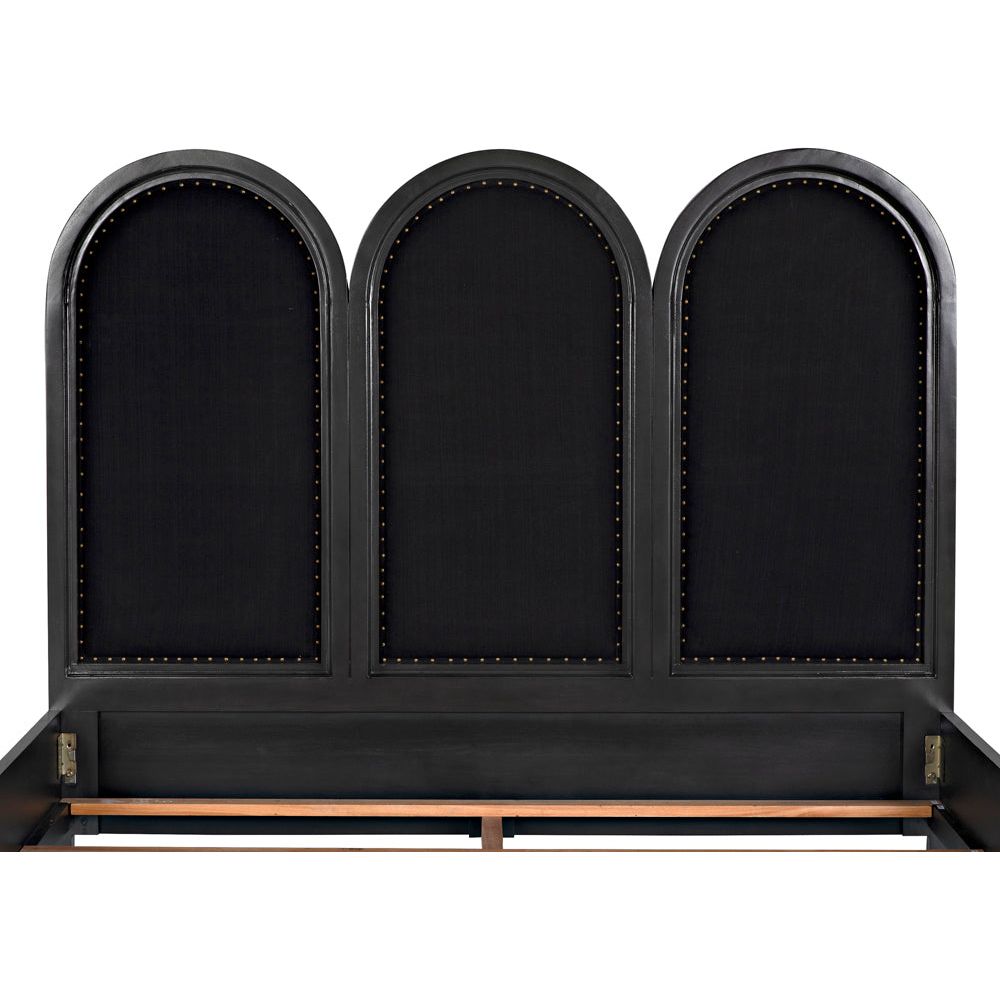 Arch Bed, Eastern King, Pale by NOIR