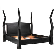 Patras Bed – Eastern King Black by NOIR