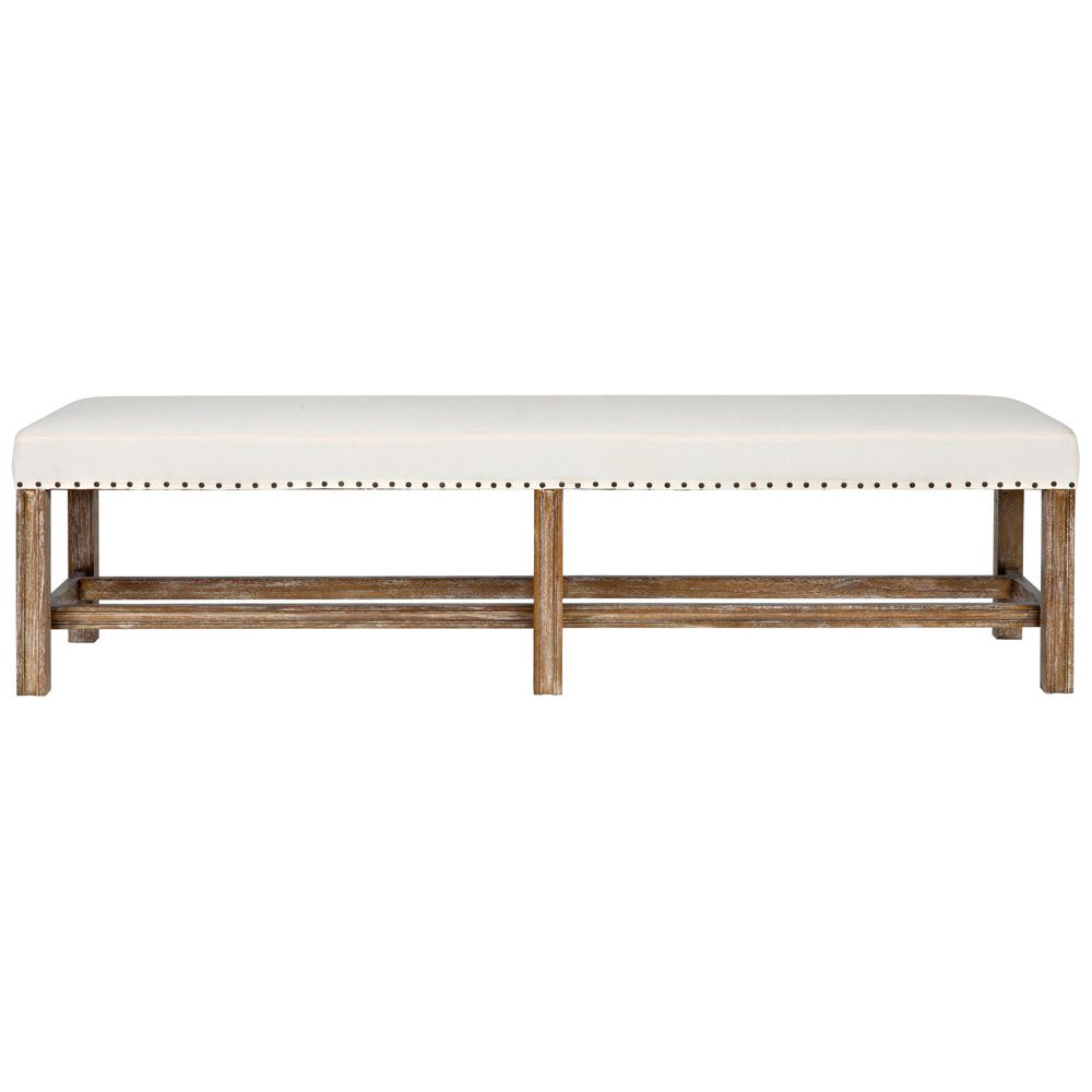 Sweden Bench, Grey Wash by NOIR