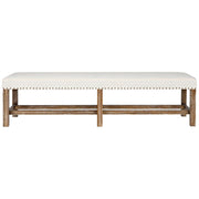 Sweden Bench, Grey Wash by NOIR
